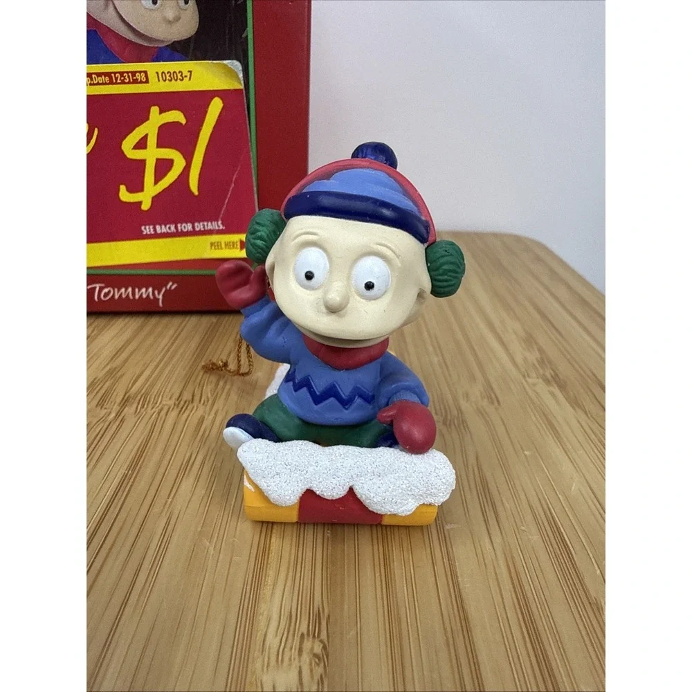 1998 Vintage American Greetings Rugrats Tommy Figure CHRISTMAS‎ Holiday Ornament